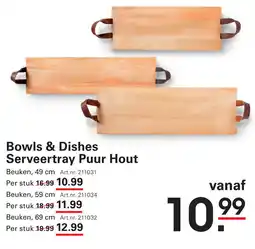 Sligro Bowls & Dishes Serveertray Puur Hout aanbieding