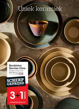 Sligro Bonbistro Servies Cirro aanbieding