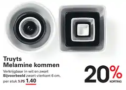 Sligro Truyts Melamine kommen aanbieding