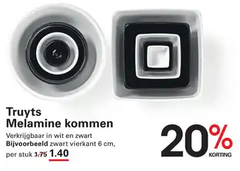 Sligro Truyts Melamine kommen aanbieding
