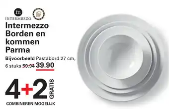 Sligro Intermezzo Borden en kommen Parma aanbieding