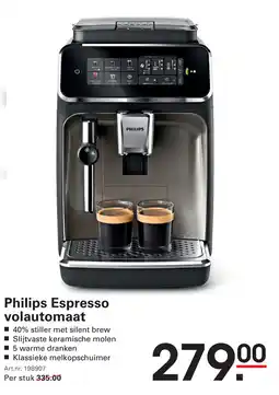 Sligro Philips Espresso volautomaat aanbieding
