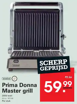 Sligro Prima Donna Master grill aanbieding