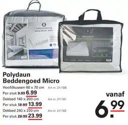 Sligro Polydaun Beddengoed Micro aanbieding