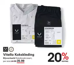 Sligro Vitello Kokskleding aanbieding
