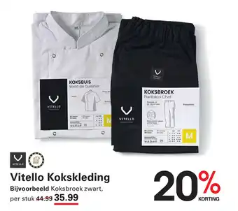 Sligro Vitello Kokskleding aanbieding