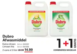 Sligro Dubro Afwasmiddel aanbieding