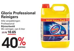 Sligro Glorix Professional Reinigers aanbieding