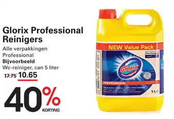 Sligro Glorix Professional Reinigers aanbieding