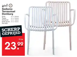 Sligro Sediamo Terrasstoel Domburg aanbieding