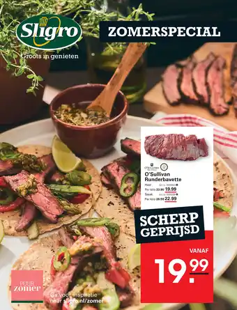 Sligro O'Sullivan Runderbavette aanbieding