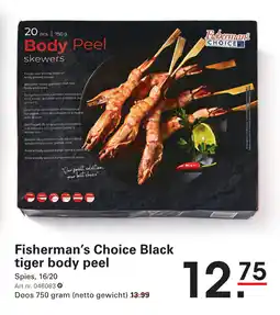 Sligro Fisherman's Choice Black tiger body peel aanbieding