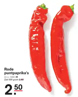 Sligro Rode puntpaprika's aanbieding