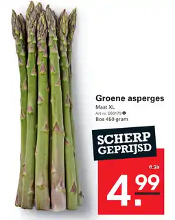 Sligro Groene asperges aanbieding