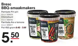 Sligro Bresc BBQ smaakmakers aanbieding
