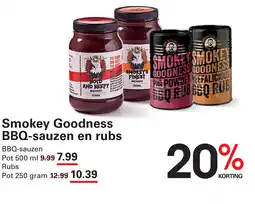 Sligro Smokey Goodness BBQ sauzen en rubs aanbieding