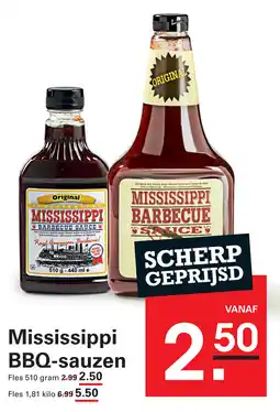 Sligro Mississippi BBQ-sauzen aanbieding
