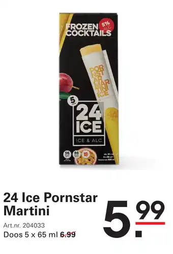 Sligro 24 Ice Pornstar Martini aanbieding