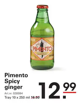 Sligro Pimento Spicy ginger aanbieding