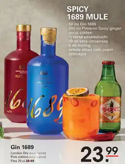 Sligro Gin 1689 aanbieding