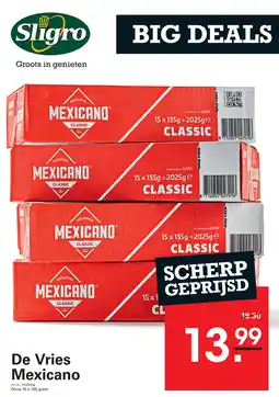Sligro De Vries Mexicano aanbieding