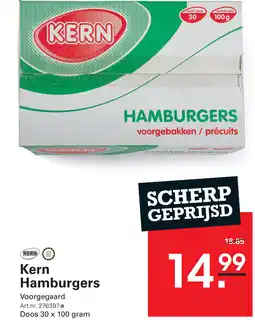 Sligro Kern Hamburgers aanbieding