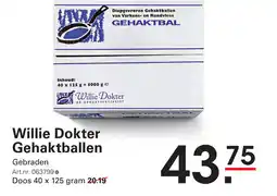 Sligro Willie Dokter Gehaktballen aanbieding
