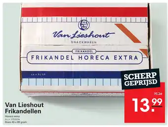 Sligro Van Lieshout Frikandellen aanbieding