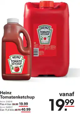 Sligro Heinz Tomatenketchup aanbieding