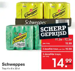 Sligro Schweppes aanbieding