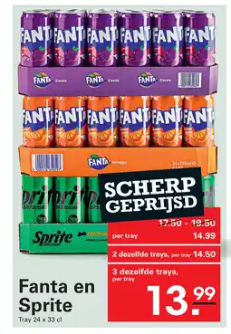 Sligro Fanta en Sprite aanbieding