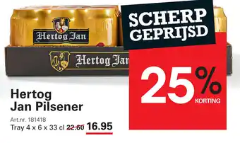 Sligro Hertog Jan Pilsener aanbieding