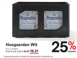 Sligro Hoegaarden Wit aanbieding