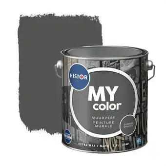 Praxis Histor muurverf My Color extra mat Summer Shadow 2,5L aanbieding