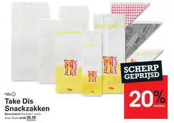 Sligro Take Dis Snackzakken aanbieding