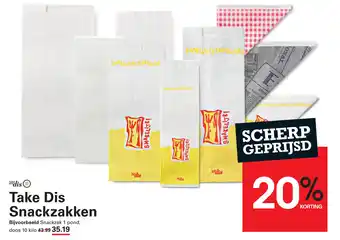 Sligro Take Dis Snackzakken aanbieding