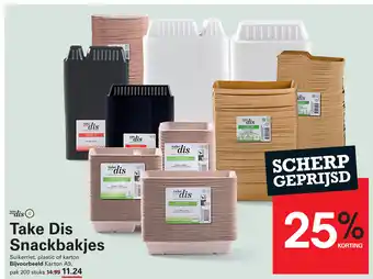 Sligro Take Dis Snackbakjes aanbieding