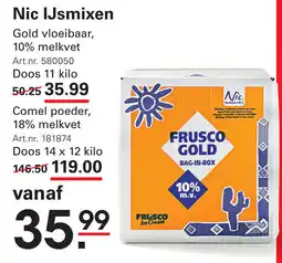 Sligro Nic IJsmixen aanbieding