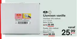 Sligro IJsmixen vanille aanbieding