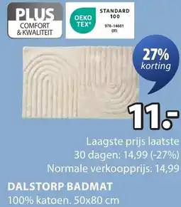 Jysk Dalstorp badmat aanbieding