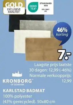 Jysk Karlstad badmat aanbieding