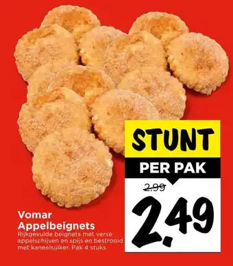 Vomar Voordeelmarkt Vomar Appelbeignets 4st aanbieding