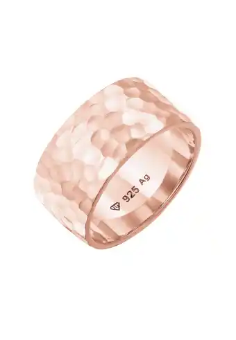 Douglas Elli Dames Band Basis Gehamerd in 925 Sterling Zilver aanbieding