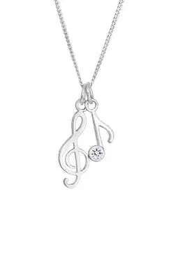 Douglas Elli Dames Sleutel Hanger Muzieksymbool Filigraan met Kristallen van 925 Sterling Zilver aanbieding