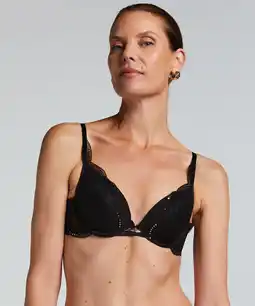 Hunkemoller Hunkemöller Voorgevormde beugel bh Ruby Zwart aanbieding
