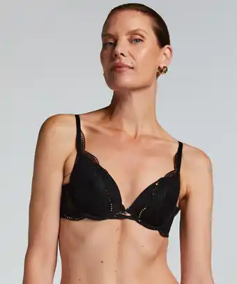 Hunkemoller Hunkemöller Voorgevormde beugel bh Ruby Zwart aanbieding