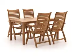 Kees Smit Sunyard Corby/Liverpool 160cm dining tuinset 5-delig verstelbaar aanbieding
