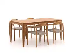 Kees Smit Bellagio Berbaro/Bruca 170cm dining tuinset 5-delig stapelbaar aanbieding