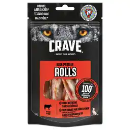 Zooplus Crave High Protein Rolls 50 g Rund aanbieding