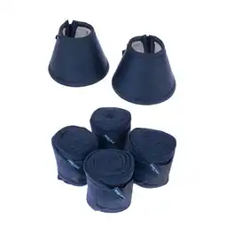 Zooplus Pony voordeelverpakking: Bandages (set van 4) & Elastaan hoefschoenen (set van 2) aanbieding